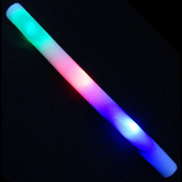 A close up of the side of a light stick