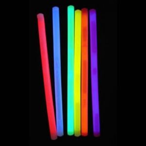 A group of neon sticks that are all in different colors.